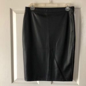 Vegan leather skirt size small